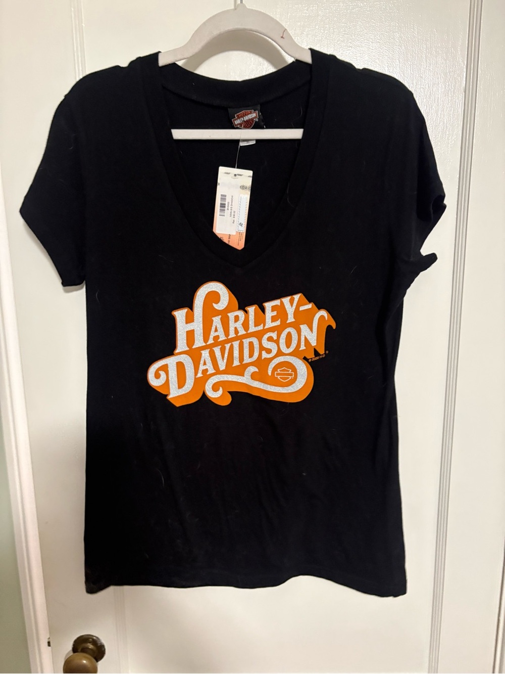 Women’s Harley-Davidson Black V-Neck T-Shirt